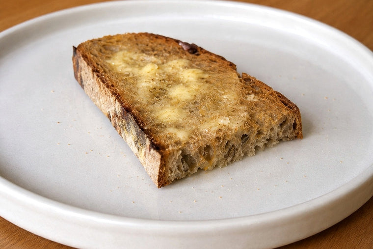 MOSHIO on buttered toast