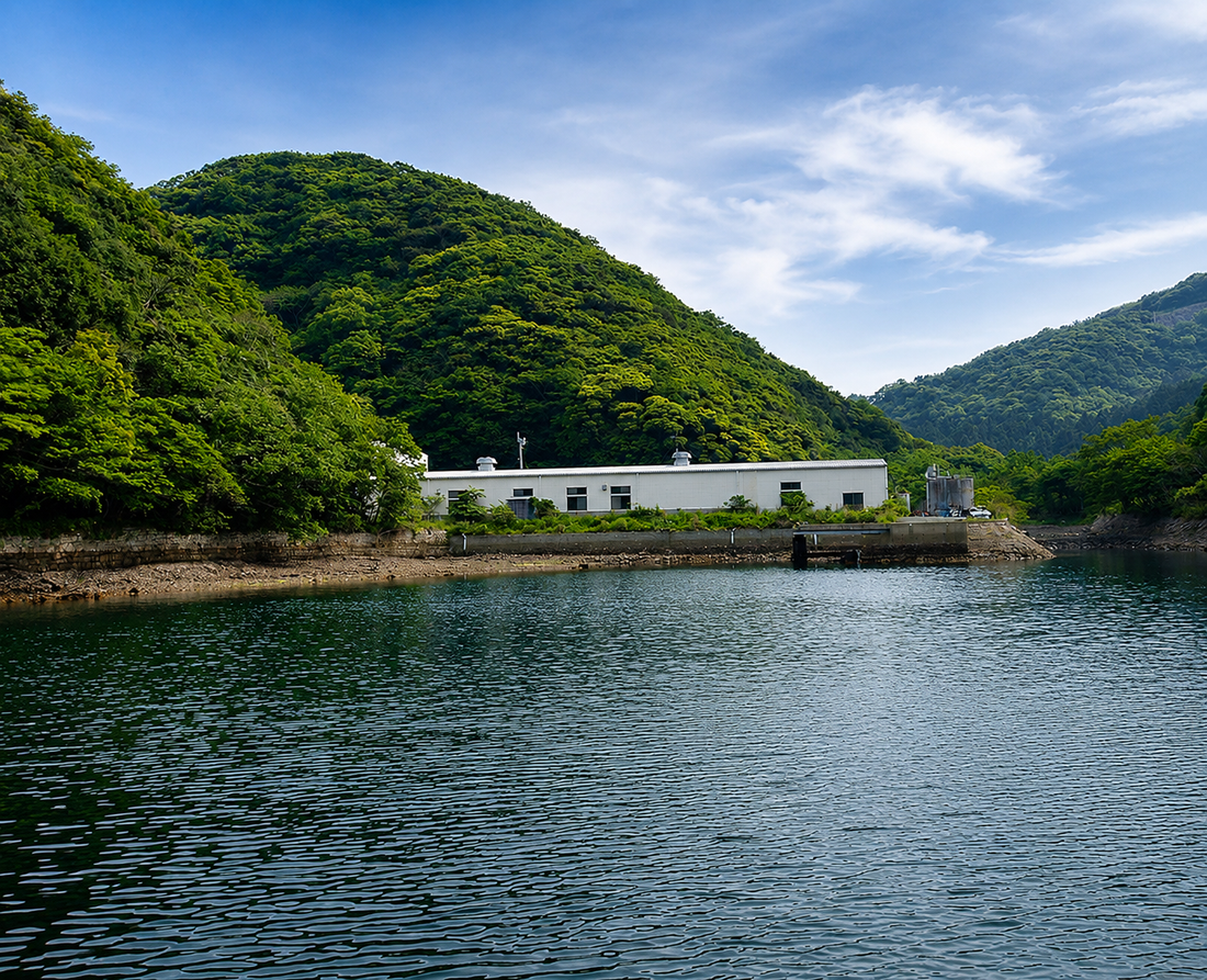 Japanese coastal landscape
